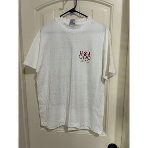 Vintage 90s US Olympics  Team Hanes  T-shirt ADULT  Size L NWT 1995